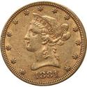 Compare $10 Liberty Eagle Gold Coin (VF+) - Random Year prices