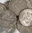 Compare 90% Silver Half Dollars, $100 FV prices