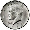Compare 1964 Kennedy Half Dollar (90% Silver, $10 FV) prices