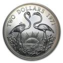 Compare Bahamas $2 Flamingo Silver Coin prices