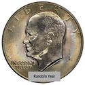 Compare 1971-1976 40% Silver Eisenhower Dollars (Circulated)  prices