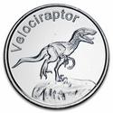Compare 1 oz .999 Fine Silver Velociraptor Round prices