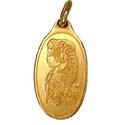 Compare 1 gram Gold PAMP Suisse Lady Fortuna Oval Pendant .9999 Fine (Scruffy) prices