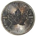 Compare Canadian Silver Maple Leaf Coin (Milky, Tarnished, Circulated) prices
