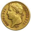 Compare Gold 20 Francs Napoleon I prices