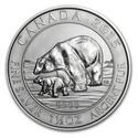 Compare Canada Polar Bear $8 1.5 oz Silver Coin prices