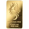 Compare 2024 1/100 oz Scottsdale Mint Lunar Dragon Gold Bar prices