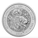 Compare 2024 2 oz Tudor Beasts Seymour Unicorn Silver Coin prices