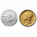 Compare 2026 Best of the Mint Gold Mercury Coin & Silver Medal Set prices