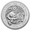 Compare 2026 Great Britain 2 oz Silver Royal Tudor Beasts Queen's Lion prices