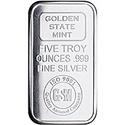Compare Golden State Mint 5 oz Silver Bar prices