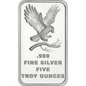 Compare 5 oz Silver Bar - SilverTowne Eagle prices