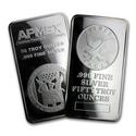 Compare 50 oz Secondary Market Silver Bar (.999 Fine) prices