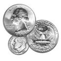 Compare $1000 Face Value - Circulated 90% Silver Coins prices
