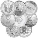 Compare Government Minted Silver Coins  - Random prices