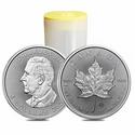 Compare Tube of 25 - 2026 1 oz Canadian Silver Maple Leaf Coin BU prices