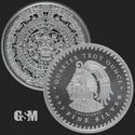 Compare Aztec Calendar 1/4 oz Silver Round  prices