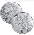 Compare 1/2 oz Silver Bull and Bear Round prices