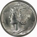 Compare Mercury Dimes $1 FV prices