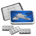 Compare Monarch Lego Block Half 2x4 silver block - 12 oz 24 qty prices