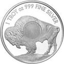 Compare 1 oz Silver Round - Buffalo Sunshine Mint (MintMark SI) prices