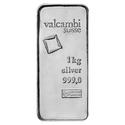 Compare Valcambi Cast 1 kilo Silver Bar prices