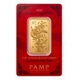 PAMP Lunar Year of the Snake 1 oz Gold Bar 