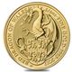 2017 Great Britain 1/4 oz Gold Queen's Beasts The Dragon