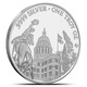 2018 1 oz Texas State Capitol Silver Round