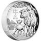 2021 Australia Year of the Ox Lunar Kilo Silver Coin