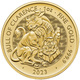 2023 Tudor Beasts Black Bull of Clarence 1 oz Gold Coin