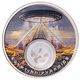 2024 1 oz Egyptian Pyramids Colorized Proof Silver Coin - Built By Aliens Series