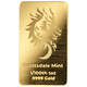 2024 1/100 oz Scottsdale Mint Lunar Dragon Gold Bar