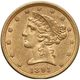 $5 Liberty Half Eagle Gold Coin (BU)