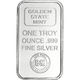 1 oz Golden State Mint Silver Bar