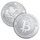 1 oz Bitcoin Silver .999 Fine Bullion Round