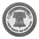 Liberty Bell Stackable 1 oz Silver Round