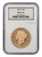$20 MS-61 Liberty Double Eagle Gold Coin (NGC or PCGS) - Random Year