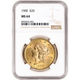 $20 MS-64 Liberty Double Eagle Gold Coin (NGC or PCGS) - Random Year