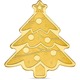 1/2 gram Gold Christmas Tree Coin Palau .9999 Fine