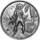 Elemetal The Captain 2 oz Ultra High Relief Silver Round (Privateer Series #3)