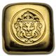 1 oz Scottsdale Mint Lion Cast Gold Bar