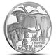 2014 1 oz Longhorn Silver Round