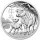 2021 Australia Year of the Ox Lunar 1 oz Silver Coin