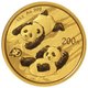 2022 Chinese Panda 200 yuan 15 gram Gold Coin