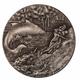 2024 2 oz Jonah and the Large Fish Antique Silver Coin - Biblical Series