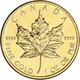 2026 1 oz Canadian Gold Maple Leaf $50 Coin BU