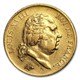 Gold 40 Francs Louis XVIII