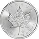 Canadian Silver Maple Leaf Coin (Milky, Tarnished, Circulated)