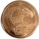 Copper 1 oz Eagle Round
